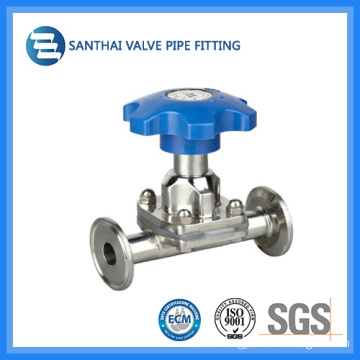 Santhai Manual Diaphragm Valve with Clamped End